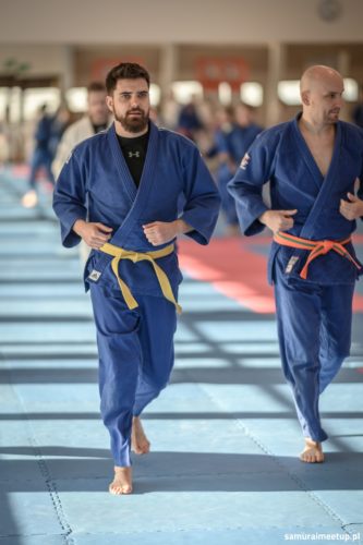 Judo dla dorosłych (rozgrzewka amatorów judo na Samurai MeetUp 2022)