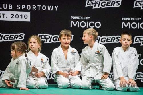 Zawodnicy podczas treningu judo