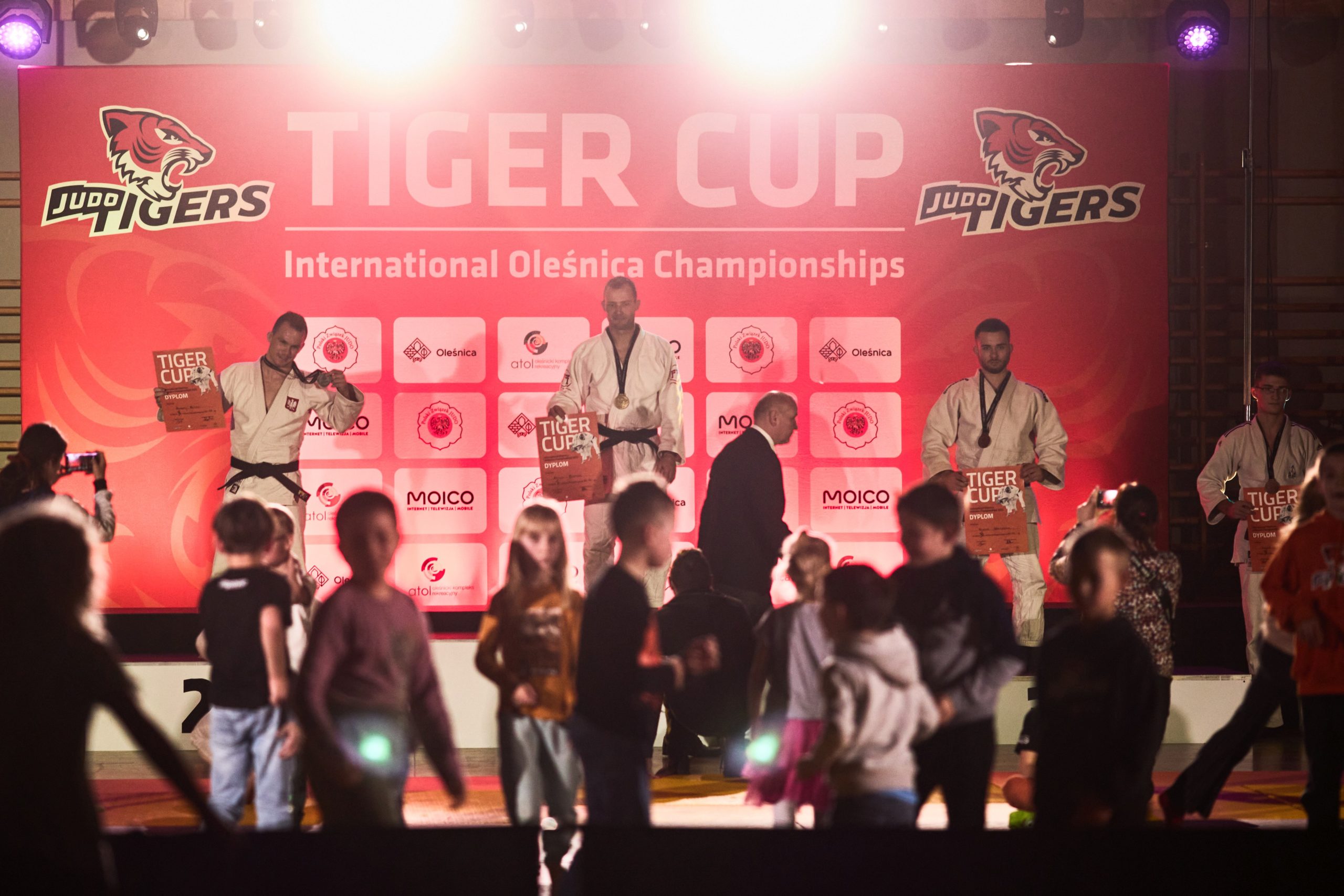 Tiger Cup 2022 - podium kategorii M1 do 73 kg